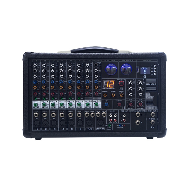 엔터그레인 카날스 BKM-800 2채널 파워드 믹서 앰프 블루투스 녹음기능내장